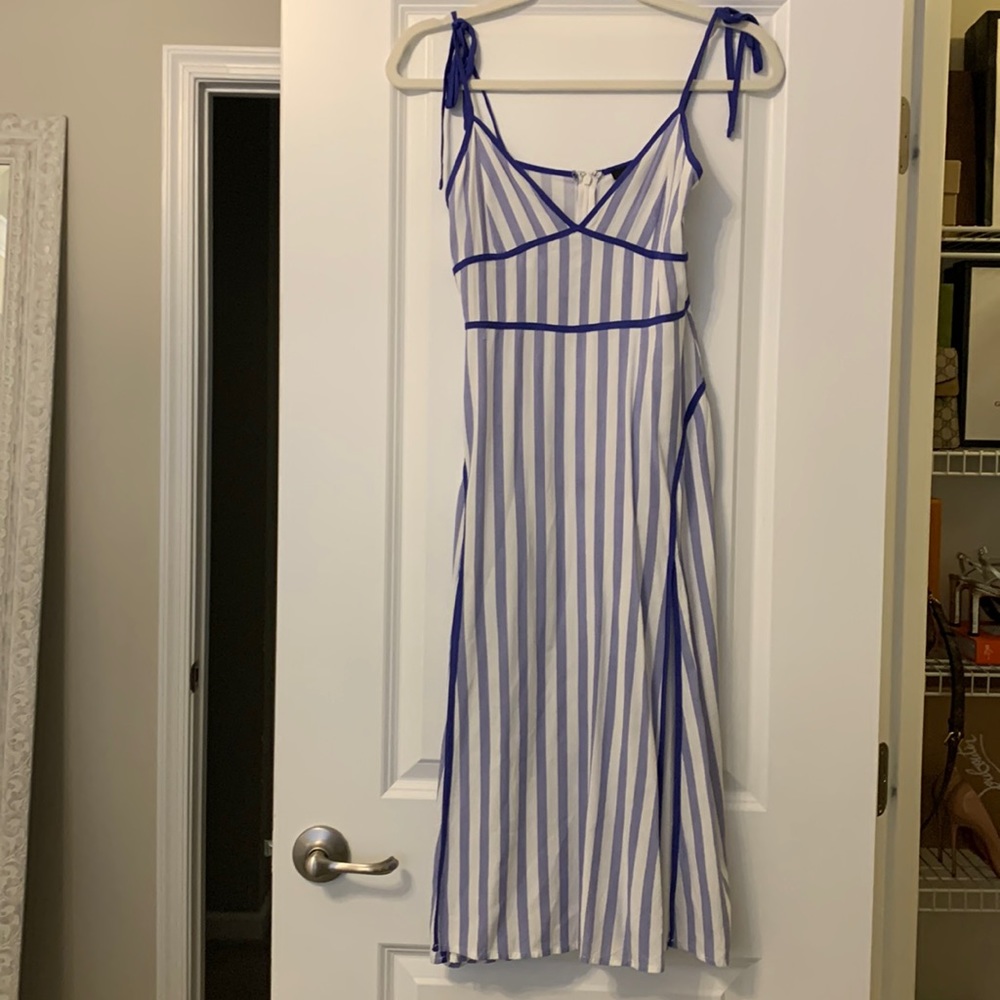 Stripe sun dress from forever 21 size S